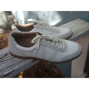VIONIC BROK Men's Casual Sneakers Pain release White Leather Size 11 Lace Up